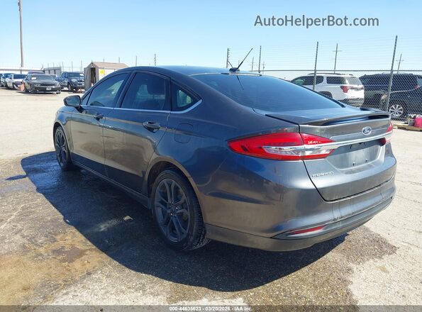 3FA6P0G77JR203550 2018 FORD FUSION Серый Задняя левая четверть
