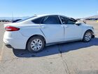 2020 Ford Fusion S White vin: 3FA6P0G77LR113785
