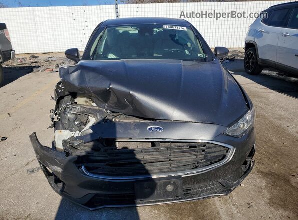 3FA6P0G78LR263517 2020 FORD FUSION Серый Вид спереди