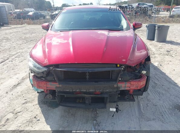 3FA6P0H77JR112907 2018 FORD FUSION Красный Вид щитка приборов