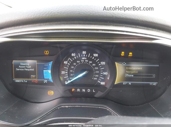 3FA6P0HD0LR164193 2020 FORD FUSION Серый Вид задних сидений
