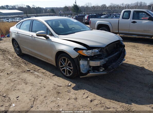 3FA6P0HD4HR401985 2017 FORD FUSION Gold Przód prawy