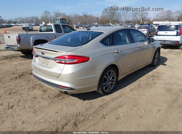 3FA6P0HD4HR401985 2017 FORD FUSION Gold Tył prawy