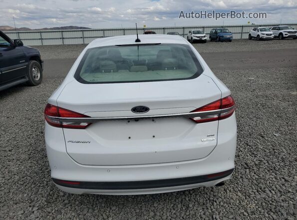 3FA6P0HD6JR204029 2018 FORD FUSION White Rear view
