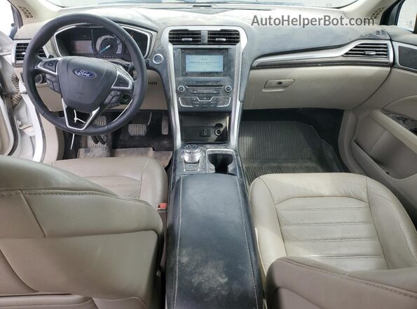 3FA6P0HD6JR204029 2018 FORD FUSION White Dashboard view