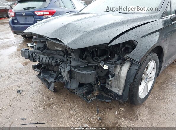 3FA6P0HD6JR229948 2018 FORD FUSION Черный Вид спереди