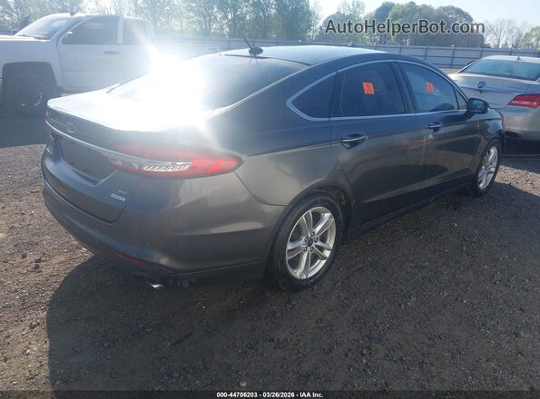 3FA6P0HD6JR231358 2018 FORD FUSION Серый Задняя правая четверть