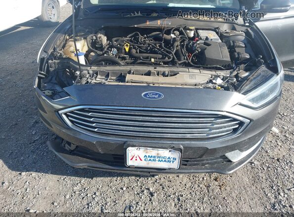 3FA6P0HD6JR231358 2018 FORD FUSION Серый Вид сзади