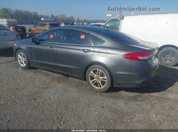 3FA6P0HD6JR231358 2018 FORD FUSION Серый Задняя левая четверть
