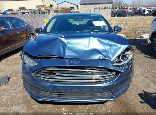3FA6P0HD6JR239640 2018 FORD FUSION Blue Widok zestawu wskaźników