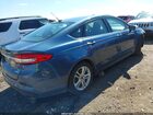 2018 Ford Fusion Se Blue vin: 3FA6P0HD6JR239640