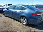 2018 Ford Fusion Se Blue vin: 3FA6P0HD6JR239640