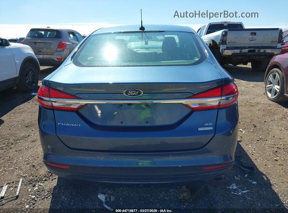 3FA6P0HD6JR239640 2018 FORD FUSION Blue 