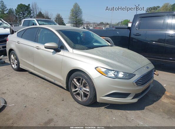 3FA6P0HD7JR255331 2018 FORD FUSION Золотой Передняя правая четверть
