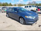 2018 Ford Fusion Se Синий vin: 3FA6P0HD8JR238778