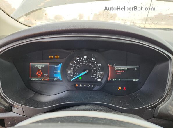 3FA6P0HD9JR178932 2018 FORD FUSION Gray Widok zestawu wskaźników