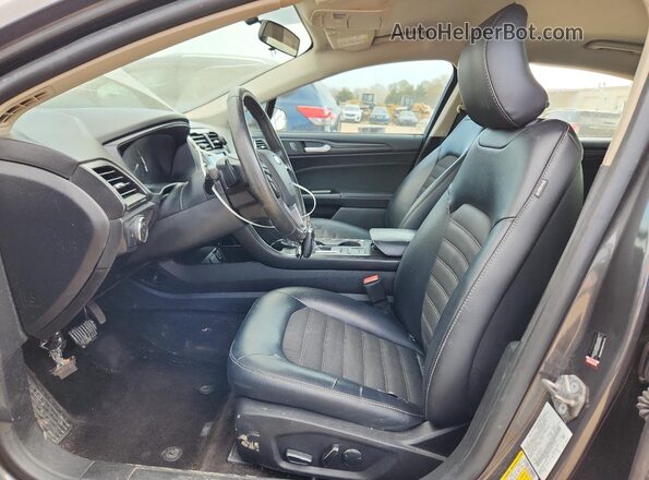 3FA6P0HD9JR178932 2018 FORD FUSION Gray Widok wnętrza z przodu