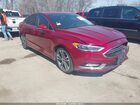 2017 Ford Fusion Titanium Red vin: 3FA6P0K97HR367335