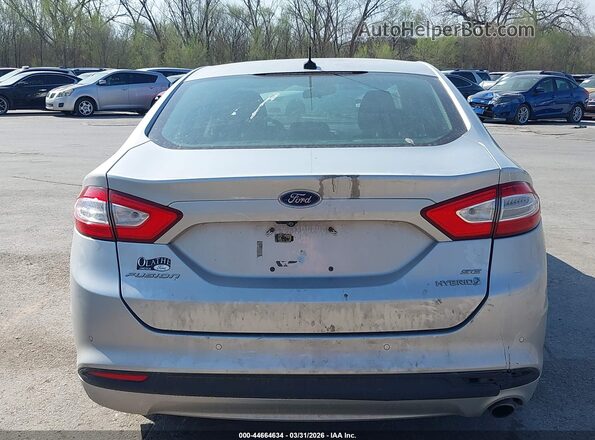 3FA6P0LU0GR172548 2016 FORD FUSION HYBRID Серебряный 