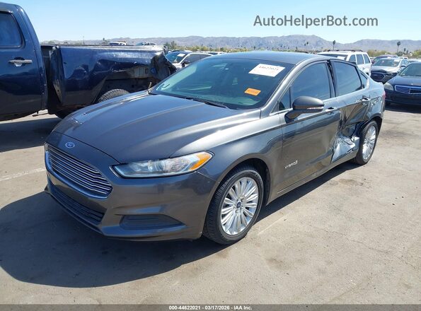 3FA6P0LU0GR406039 2016 FORD FUSION HYBRID Серый Передняя левая четверть