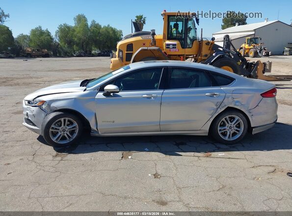 3FA6P0LU0JR116259 2018 FORD FUSION HYBRID Silver სალონის 360-გრადუსიანი ხედი