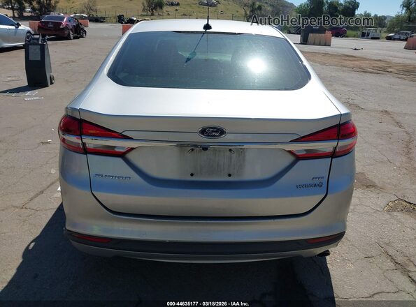3FA6P0LU0JR116259 2018 FORD FUSION HYBRID Silver 