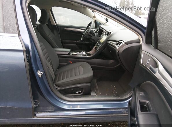 3FA6P0LU2JR274697 2018 FORD FUSION HYBRID Blue Вид салону спереду