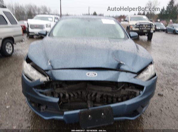 3FA6P0LU2JR274697 2018 FORD FUSION HYBRID Blue Вид спереду