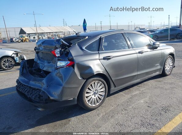 3FA6P0LU3GR195662 2016 FORD FUSION HYBRID Серый Задняя правая четверть