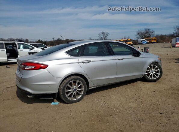 3FA6P0LU3HR285363 2017 FORD FUSION Silver Tył prawy