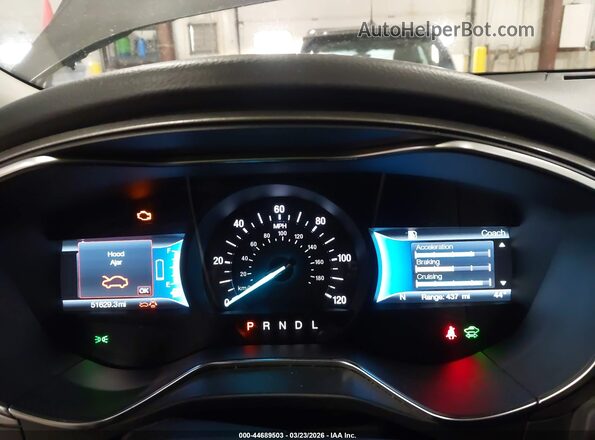 3FA6P0LU3JR213472 2018 FORD FUSION HYBRID Gray Rear seats view