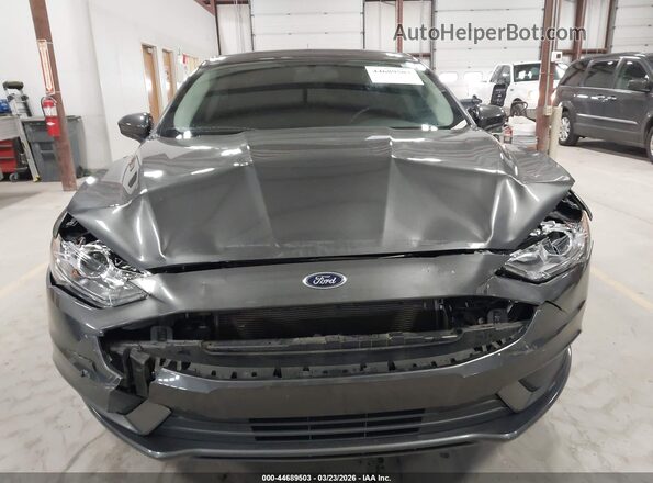 3FA6P0LU3JR213472 2018 FORD FUSION HYBRID Gray Instrument cluster view