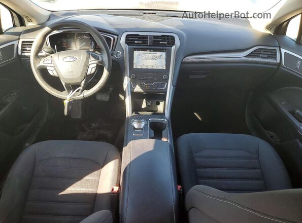 3FA6P0LU3KR112630 2019 FORD FUSION Синий Вид панели приборов