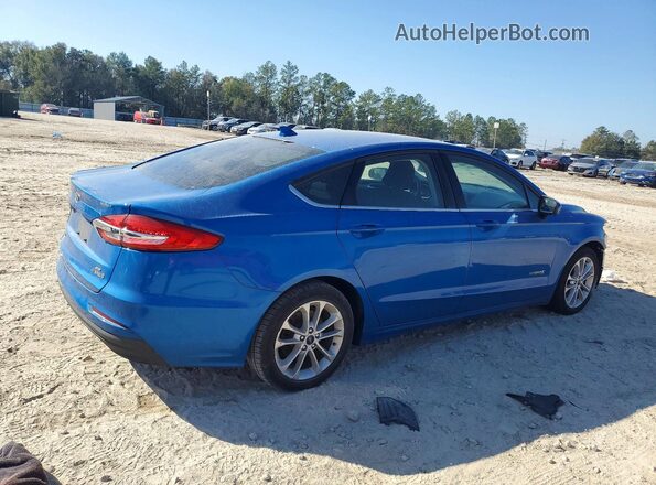 3FA6P0LU3KR112630 2019 FORD FUSION Синий Задняя правая четверть
