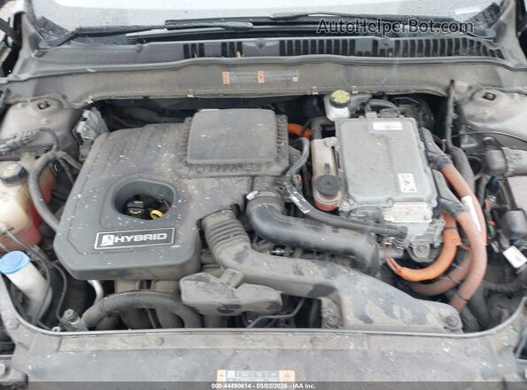 3FA6P0LU4JR206546 2018 FORD FUSION HYBRID Gray Вид ззаду