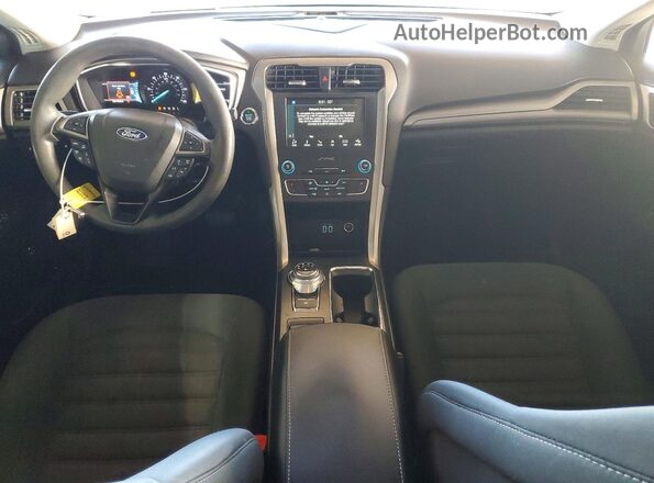 3FA6P0LU4KR105671 2019 FORD FUSION Белый Вид панели приборов