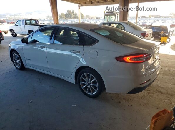 3FA6P0LU4KR105671 2019 FORD FUSION Белый Задняя левая четверть