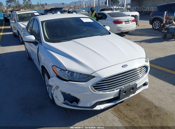 3FA6P0LU5KR200207 2019 FORD FUSION HYBRID White Передня права чверть