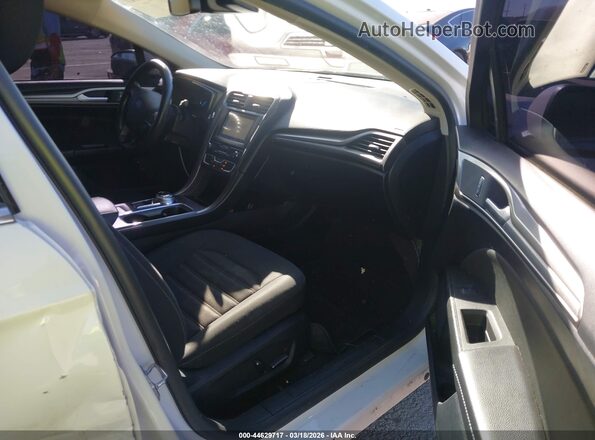3FA6P0LU5KR200207 2019 FORD FUSION HYBRID White Вид салону спереду