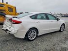 2020 Ford Fusion Se White vin: 3FA6P0LU5LR229241