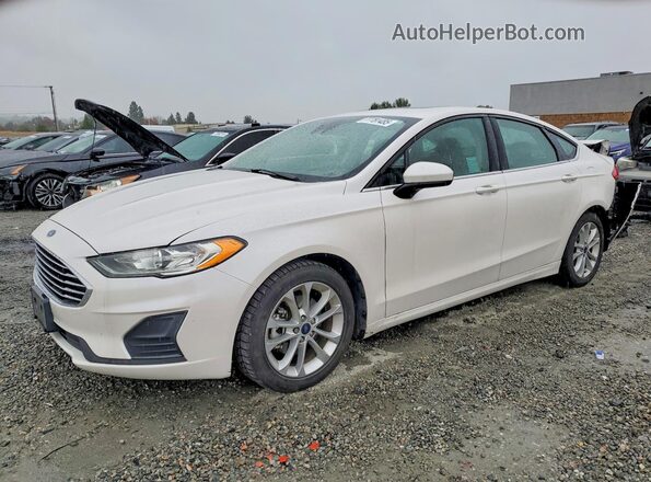 3FA6P0LU5LR229241 2020 FORD FUSION White Vista tres cuartos delantera izquierda