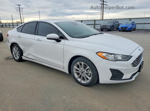 3FA6P0LU5LR266399 2020 FORD FUSION Белый Передняя правая четверть