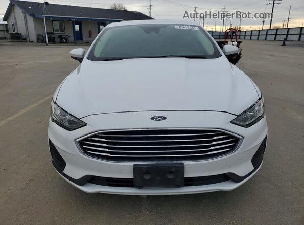 3FA6P0LU5LR266399 2020 FORD FUSION Белый Вид спереди