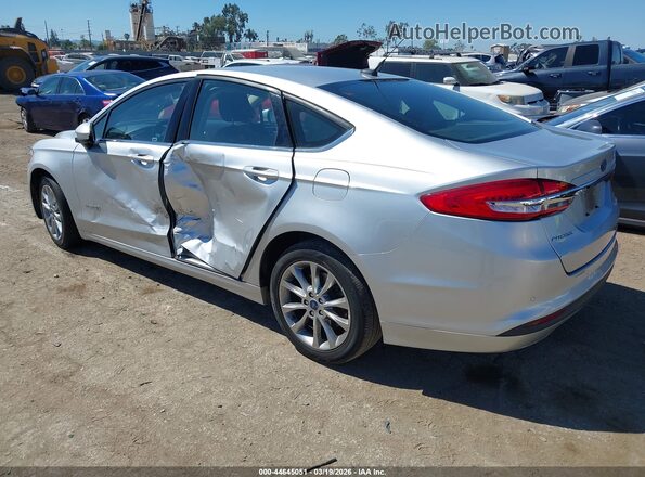 3FA6P0LU6HR379446 2017 FORD FUSION HYBRID Серебряный Задняя левая четверть