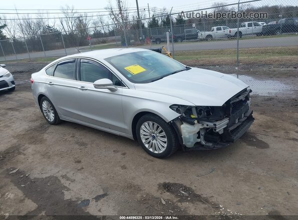 3FA6P0LU7GR130782 2016 FORD FUSION HYBRID Серебряный Передняя правая четверть