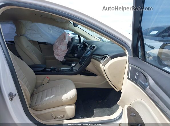 3FA6P0LU7GR397890 2016 FORD FUSION HYBRID White Front interior view