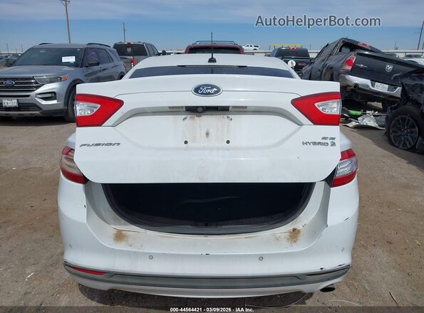 3FA6P0LU7GR397890 2016 FORD FUSION HYBRID White 
