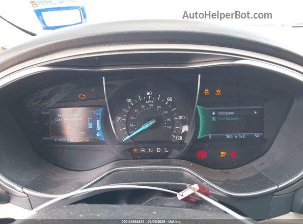 3FA6P0LU7GR397890 2016 FORD FUSION HYBRID White Rear seats view