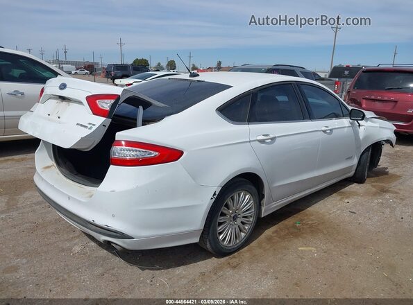 3FA6P0LU7GR397890 2016 FORD FUSION HYBRID White Rear right