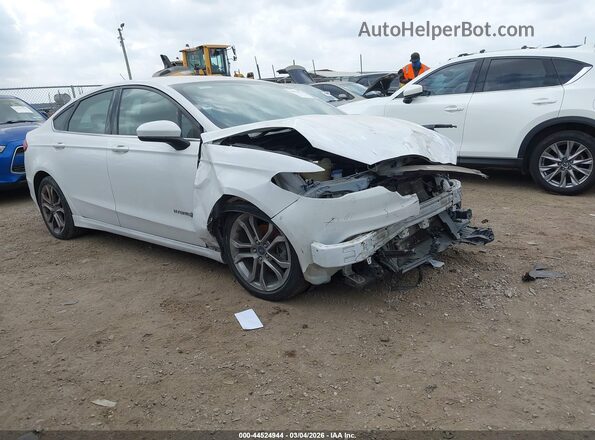 3FA6P0LU7HR165260 2017 FORD FUSION HYBRID White Delantero derecho